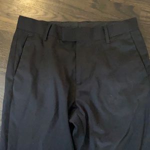 H&M slim fit dress pants size 30R Black